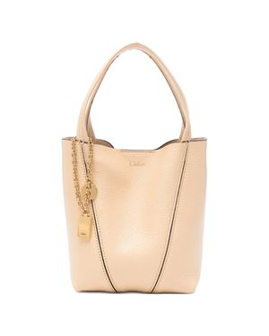 Chloé Spin Shoulder Bag - White