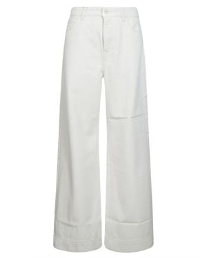 Weekend by Maxmara 5-Pocket Pants - White