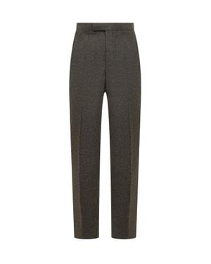 Thom Browne Paintntaloni Pants - Gray