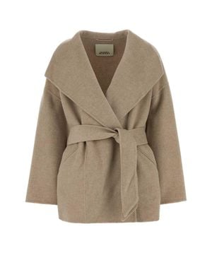 Isabel Marant Sand Wool-Blend Caeton Jacket - Natural