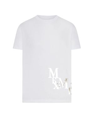Max Mara 'Max Mara Short Sleeve Printed Logo T-Shirt - White