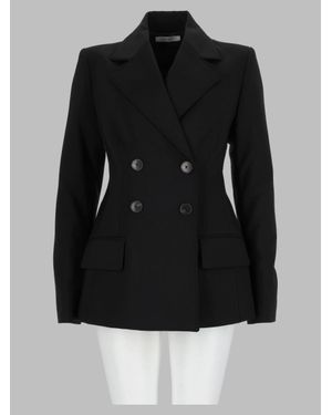 Co. Virgin Wool Stretch Jacket - Black
