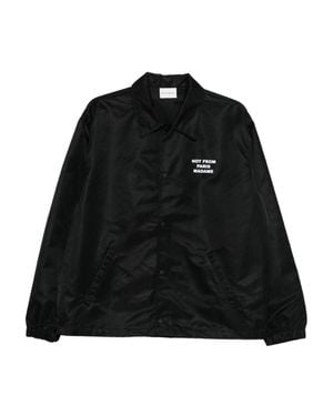 Drole de Monsieur Contemporary Overcoat - Black
