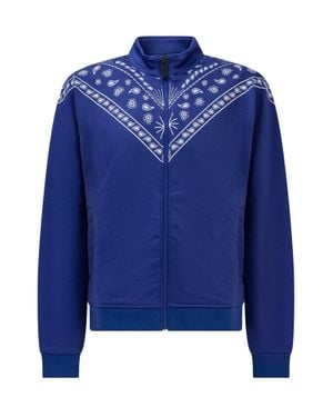 Marcelo Burlon Kids' Bandana Print Sweatshirt - Blue