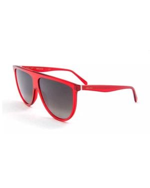 Celine Oversized Cat-Eye Sunglasses - Red