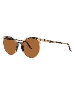 Andy Wolf Designer Dinah Sunglasses - Brown