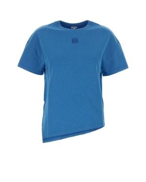 Loewe Lightweight Cotton-Blend T-Shirt - Blue