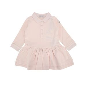 Moncler Girls Mini Dress - Pink