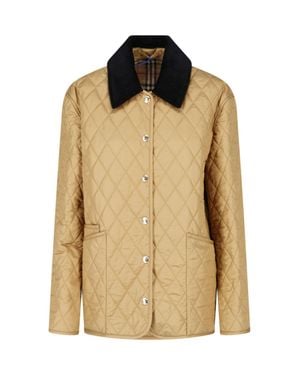 Burberry Lightweight Zip Jacket - Natural