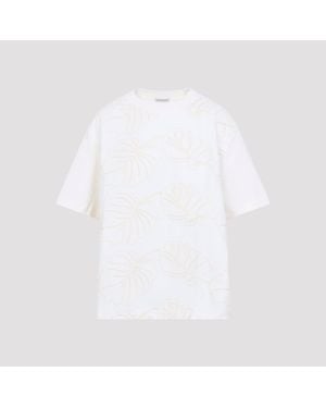 Moncler Ss Cotton T-Shirt - White