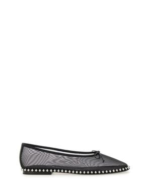 Alexander Wang Mesh Lina Ballerinas Textile - White
