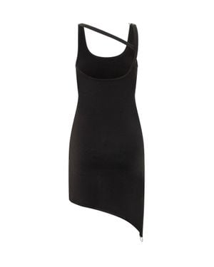 Courreges Asymmetrical Mini Suit Dress For - Black