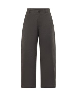 Studio Nicholson Curved-Leg Pant - Gray
