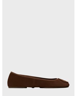 Tory Burch Reva Ballerinas - Brown