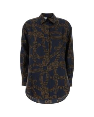 Loewe Silk Paula S Ibiza Shirt - Black