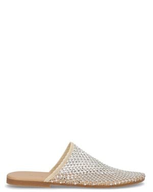 Alysi Elegant Strassdetail Flat Shoes For - Metallic