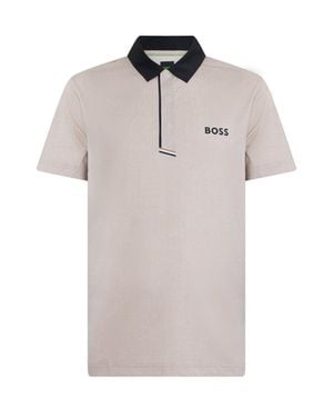 BOSS Short-Sleeve Logo Polo Shirt - Multicolor