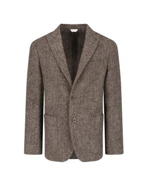 Boglioli 100% Wool Tailored Jacket - Brown