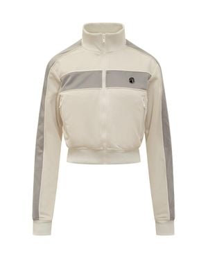 Ambush Track Jacket With Ribbed Detailing - White