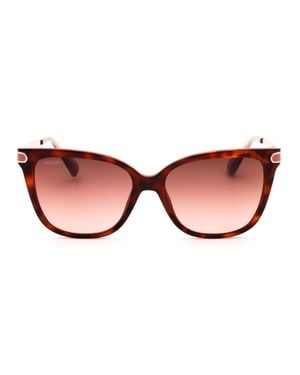MAX&Co. Cat Eye Mini Sunglasses - Brown