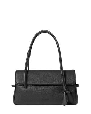 Jacquemus Leather Top Handle Bag - Black