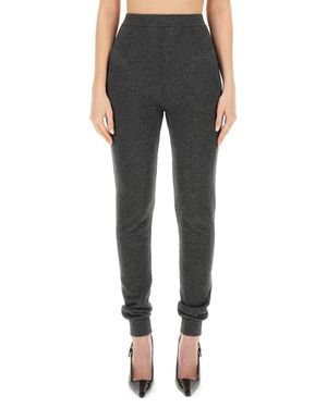 Saint Laurent High Waist Leggings - Black
