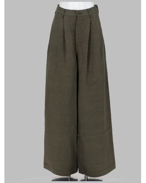 Uma Wang Sophisticated Pants - Green
