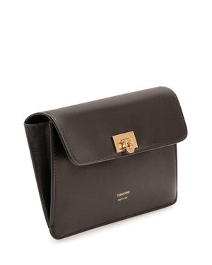 Ferragamo Mini Harleth Estane Handbag - Brown