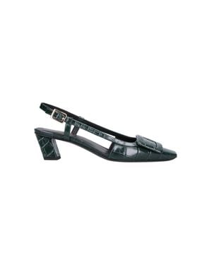 Roger Vivier Pointed-Toe Slingback Pump - Green