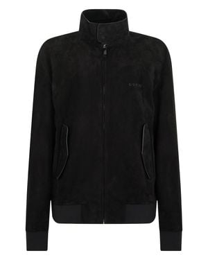 Gucci Jacket With High Collar - Black