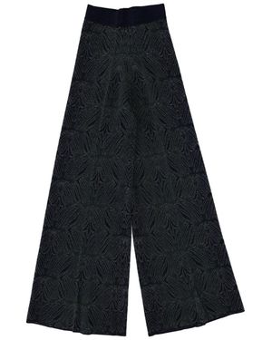 Circus Hotel Pants With Pattern - Blue