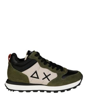 Sun 68 Solid Mid Sneaker 2.0 - Black