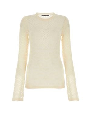 Marco Rambaldi Ivory Lace Top - White