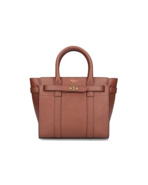 Mulberry 100% Bovine Leather Shoulder Bag - Brown