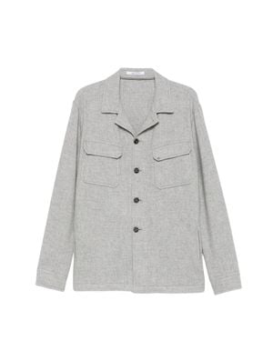 Tagliatore Wool & Nylon Lined Jacket - Gray