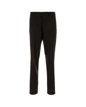 Prada Dark Wool Pant - Black