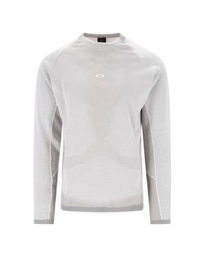 Oakley Seamless Long Sleeve Performance Base Layer Top - White