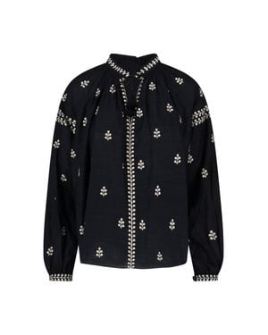 Isabel Marant Tailored Shirt With Pointed Collar - Black