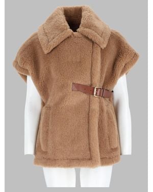 Max Mara Cashmere-Feel Camel Hair Sweater With Silk Blend - Brown