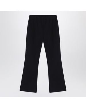 Douuod Pants With Logo Patch - Black