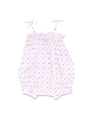 Emporio Armani Romper With Printed Pattern - Pink