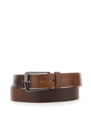 Brunello Cucinelli 100% Leather Belt - Brown
