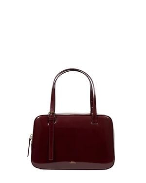A.P.C. A. P.C. Bovine Leather Shoulder Bag - Purple
