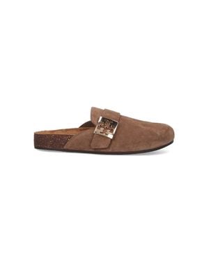 Tory Burch Suede Sandals For - White