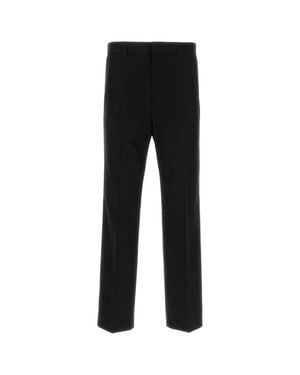 Gucci Logo-Embroidered Pants - Black