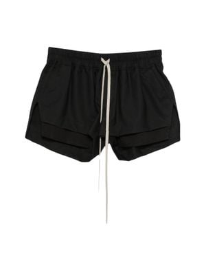 Rick Owens Drawstring Cargo Shorts - Black