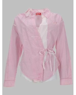 DIESEL Poplin Shirt Cotton - Pink