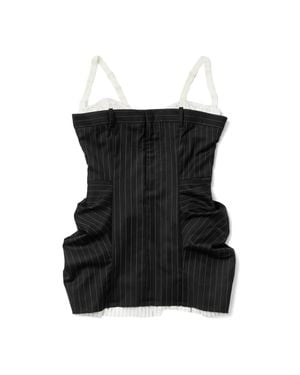 Dilara Findikoglu Faded Roles Mini Dress - Black