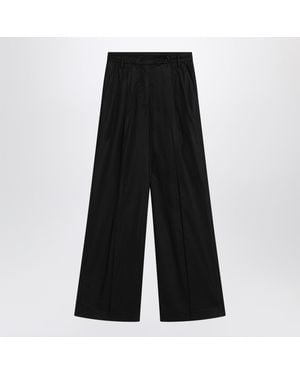 Department 5 Wide Cotton Pants - Black