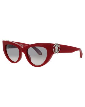 Roberto Cavalli Src017M Acetate Sunglasses 53-20-135 - Black